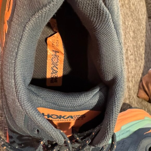 HOKA One One Challenger ATR 6 Running Shoes Women’s 9.5 Real Teal Cantaloupe - Picture 8 of 9